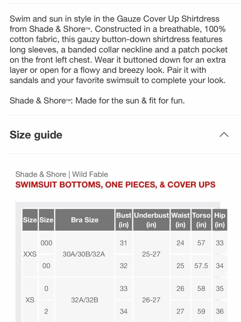 Shade & Shore Black Button-Up Gauze Shirt Swim Cover Up - Picture 6 of 6